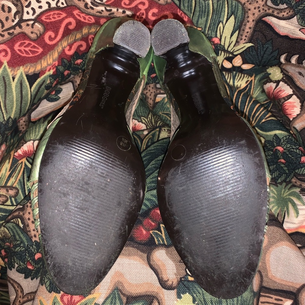 BCBGirls metallic green heels - Picture 11 of 14